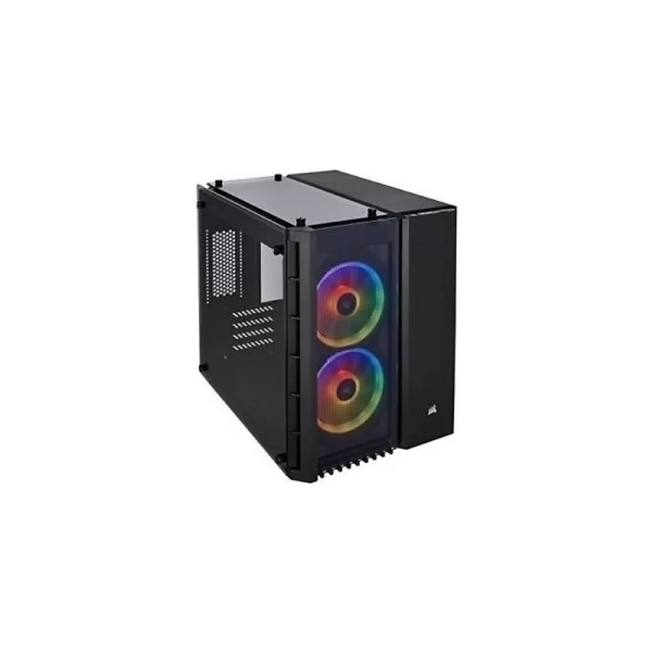 Corsair Crystal Series 280X RGB Çift Odalı micro-ATX Bilgisayar Kasası