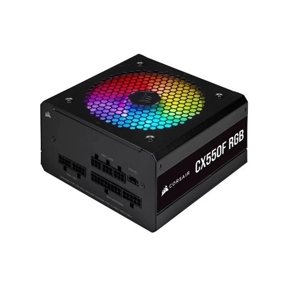 Corsair CX550F RGB 550W 80 PLUS Bronze Tam Modüler Power Supply