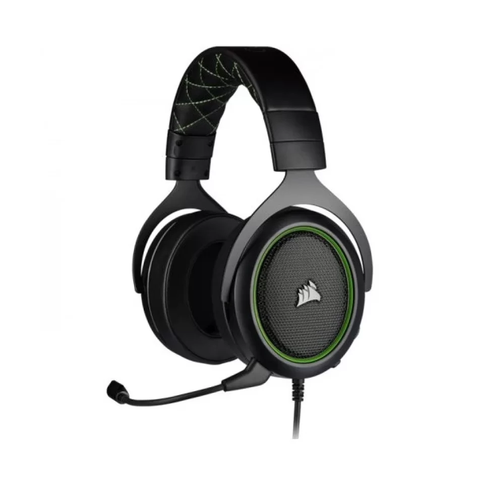 Corsair HS50 Pro Stereo Yeşil Mikrofonlu Kablolu Gaming Kulaklık