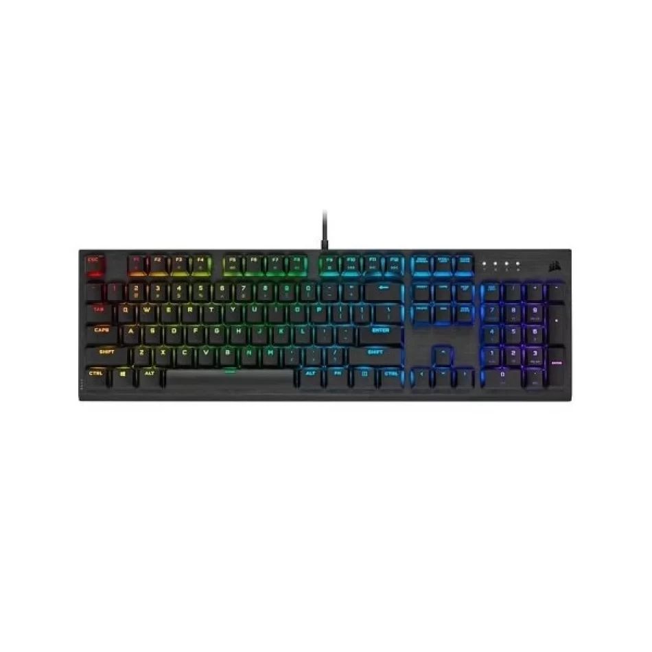 Corsair K60 RGB Pro Kablolu Mekanik Cherry MX Low Profile Speed Switch Türkçe Q Gaming Klavye