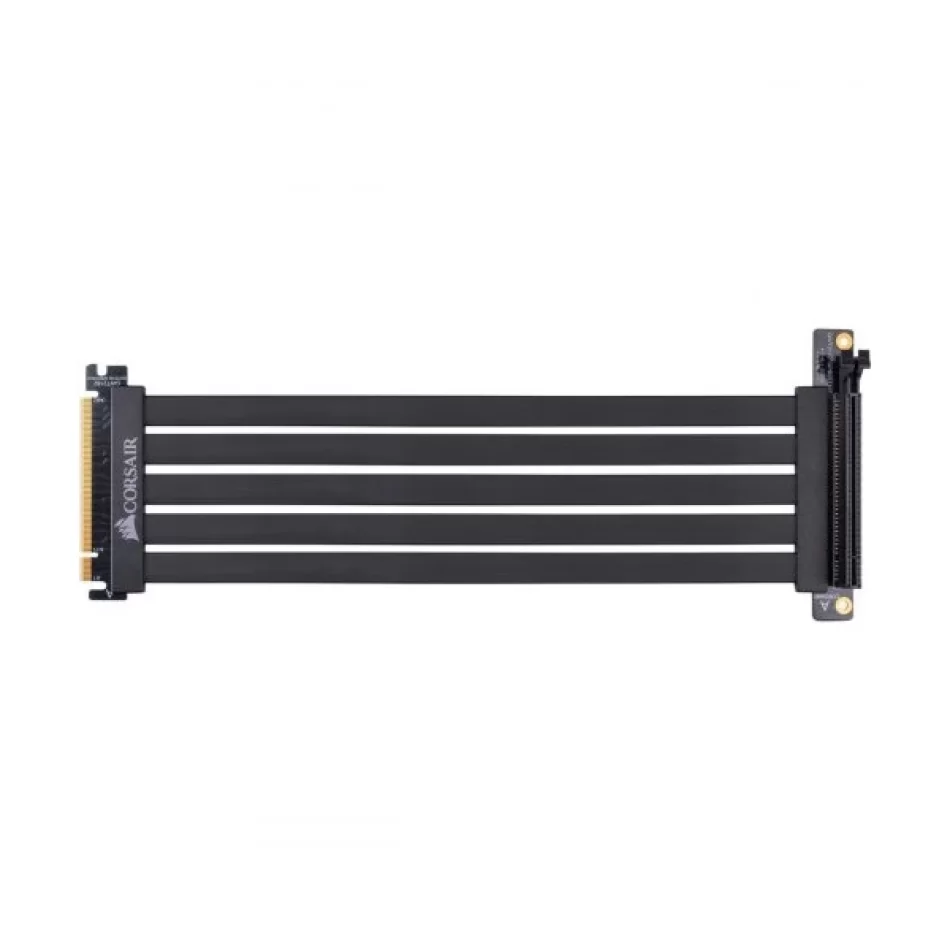 Corsair Premium PCIe 3.0 x16 Riser 300 mm Dikey Ekran Kartı için Uzatma Kablosu