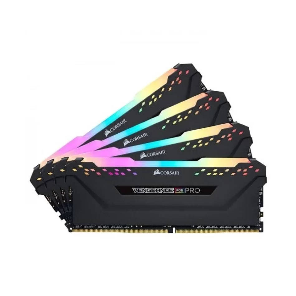 Corsair Vengeance RGB Pro 32GB (4x8 GB) DDR4 3600MHz CL18 Ram CMW32GX4M4D3600C18