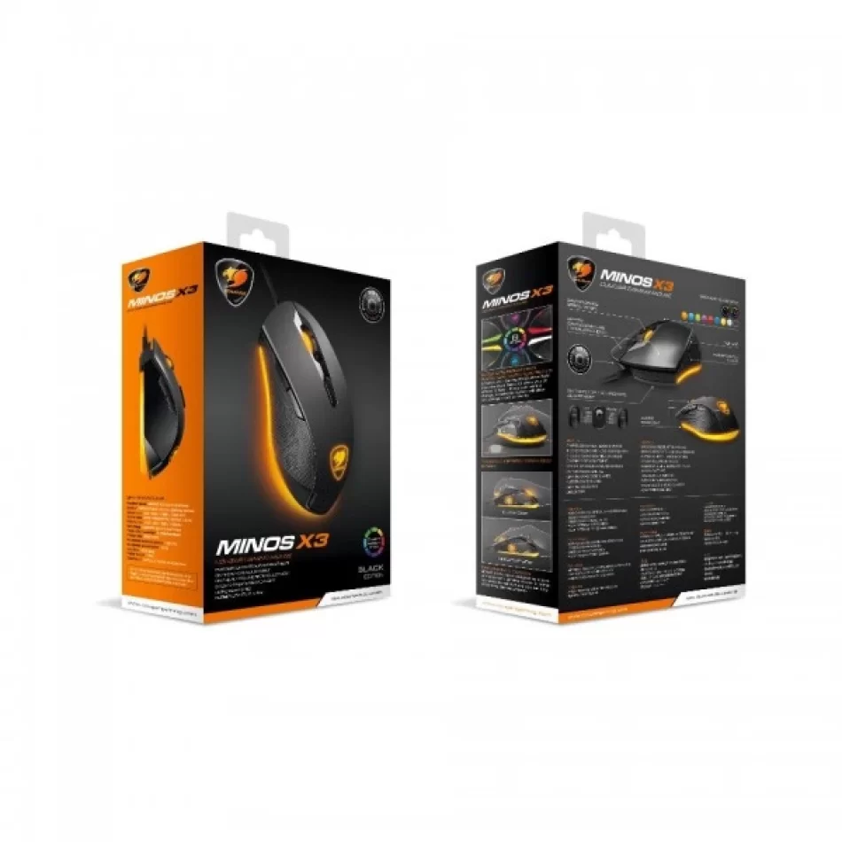 Cougar MINOS X3 Gaming Mouse  CGR-WOMB-MX3