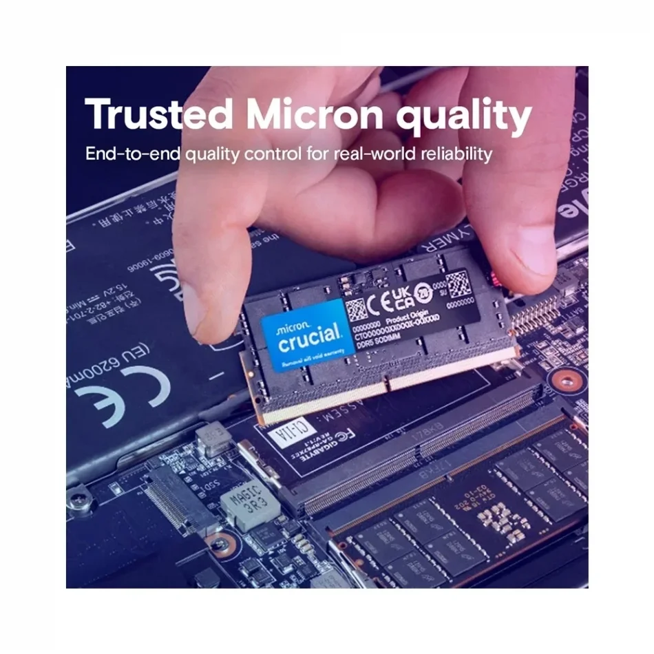 Crucial 16GB (1x16 GB) DDR5 6400MHz CL52 CSODIMM Notebook Ram - CT16G64C52CS5