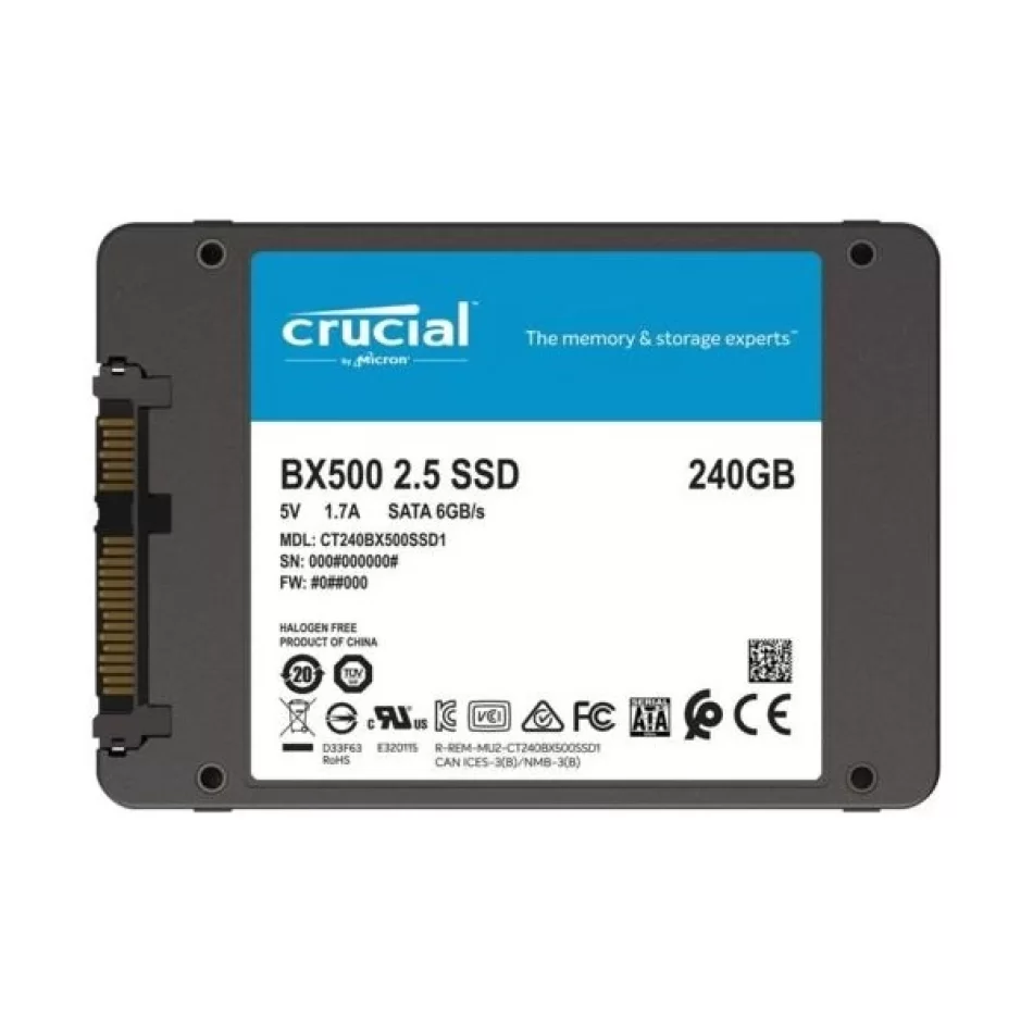 Crucial 240GB BX500 3DNAND SSD Disk CT240BX500SSD1