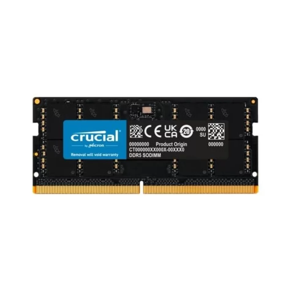 Crucial 32GB DDR5 4800MHz CL40 1.1V Notebook Ram CT32G48C40S5