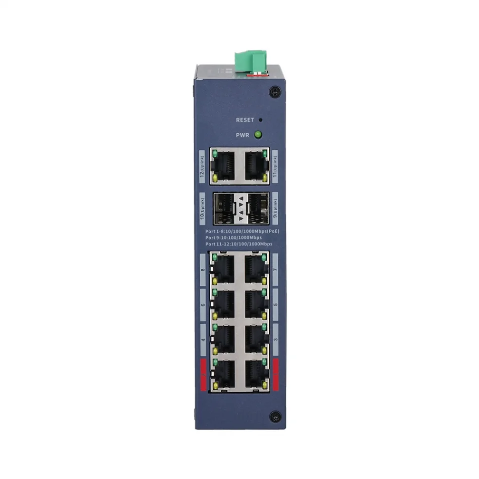 Dahua CHS4212-8GT-110 12 Port Cloud ile Yönetilebilir 8 Port PoE Gigabit Switch
