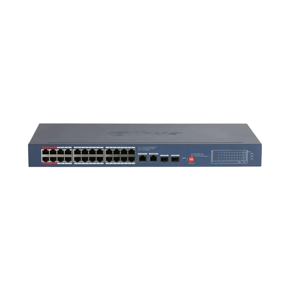 Dahua CS4228-24GT-240 28 Port Cloud ile Yönetilebilir 24 Port PoE Switch