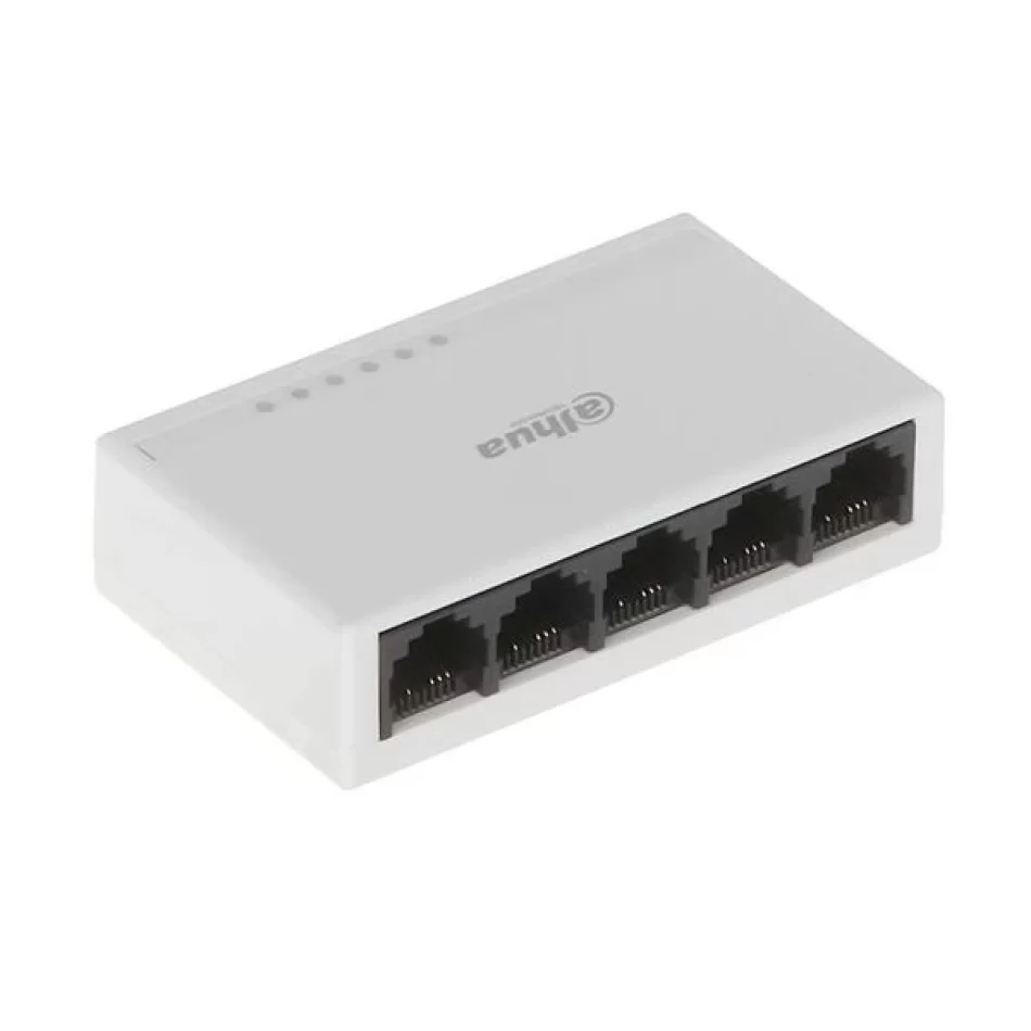 Dahua DH-PFS3005-5ET-L 5 Port 10/100 Switch Megabit Yönetilemeyen Fast Ethernet Switch