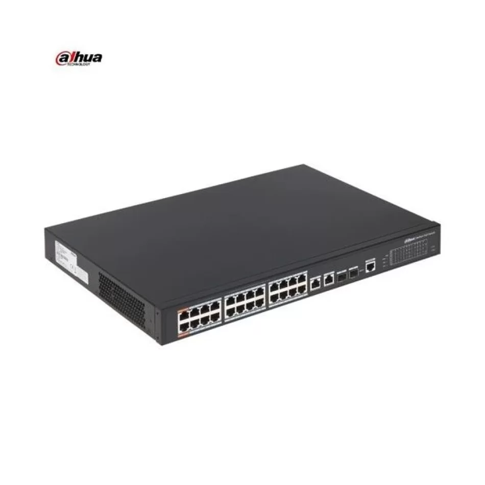 DAHUA PFS3226-24ET-240 24 PORT 10/100 240W POE YONETILIR SWITCH