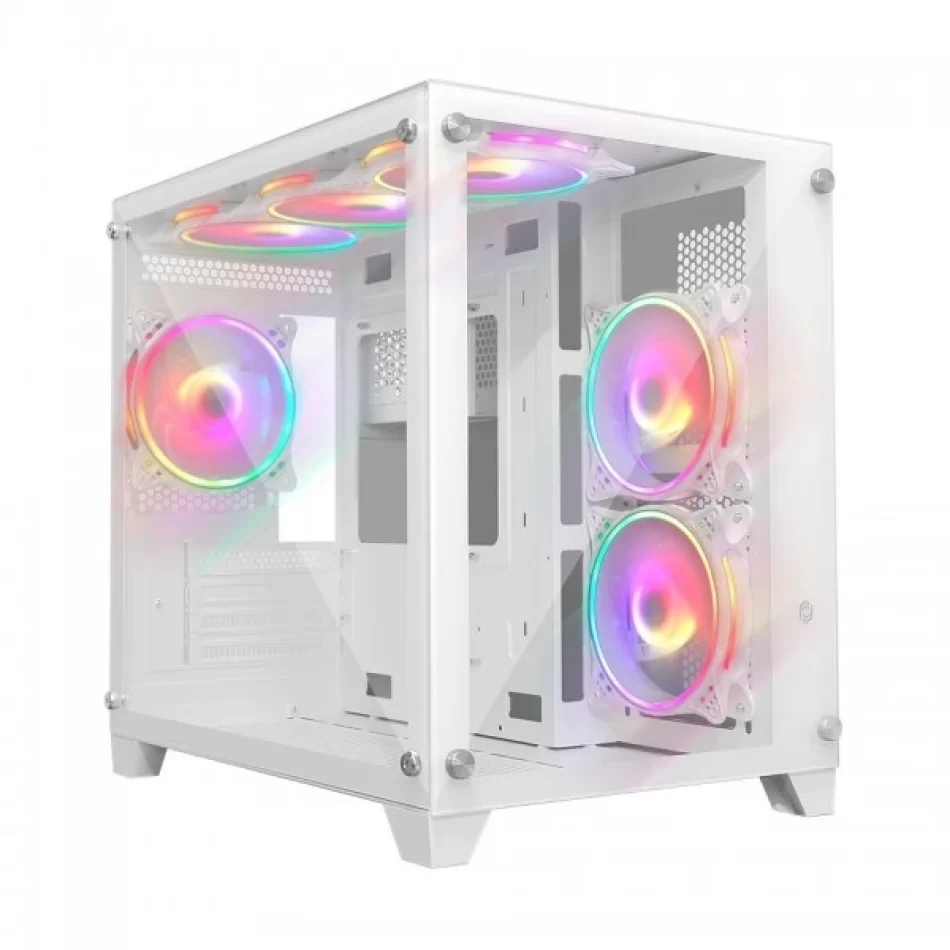 Frisby FC-9510G PHOENIX Gaming 6x RGB Fanlı Beyaz Gaming Bilgisayar Kasası