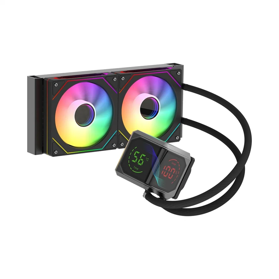 GameBooster SIGHT PRO 240B ARGB Curved Ekran 240mm. LGA1851/AM5 Uyumlu İşlemci Sıvı Soğutucu