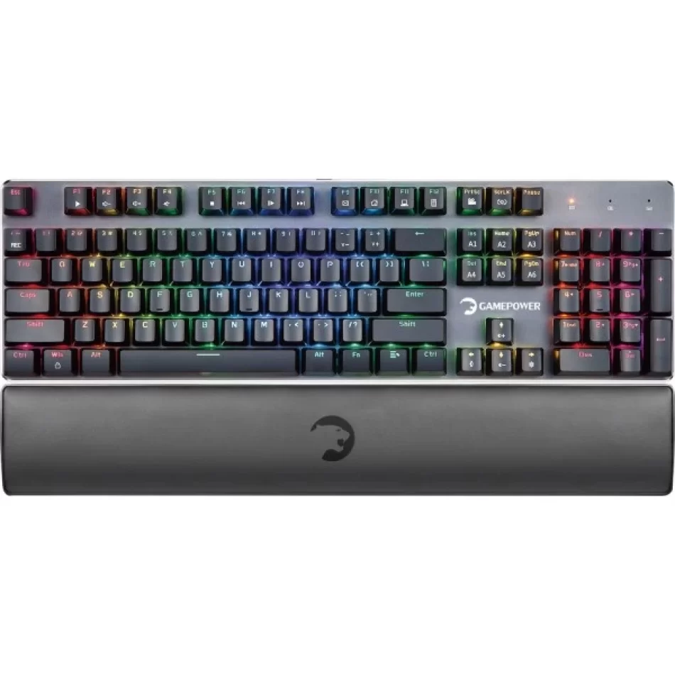 GAMEPOWER Ogre RGB Kablolu Mekanik Mavi Switch Türkçe Q Gaming Klavye