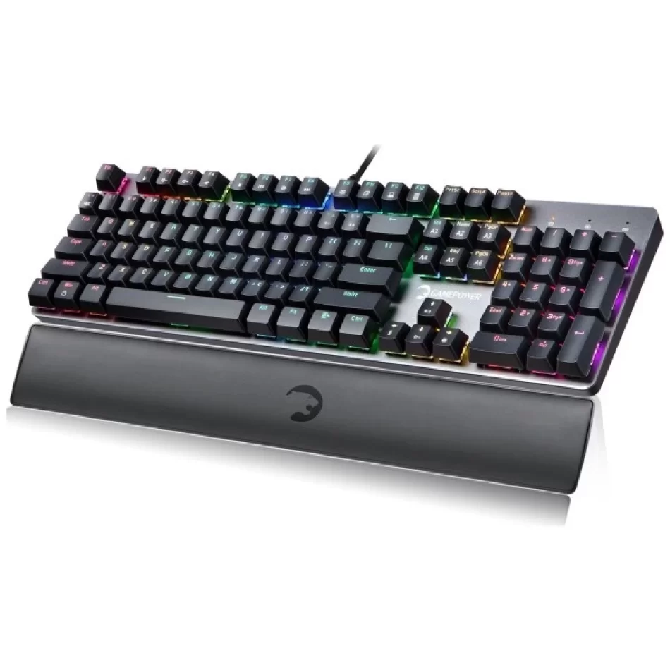 GAMEPOWER Ogre RGB Kablolu Mekanik Mavi Switch Türkçe Q Gaming Klavye