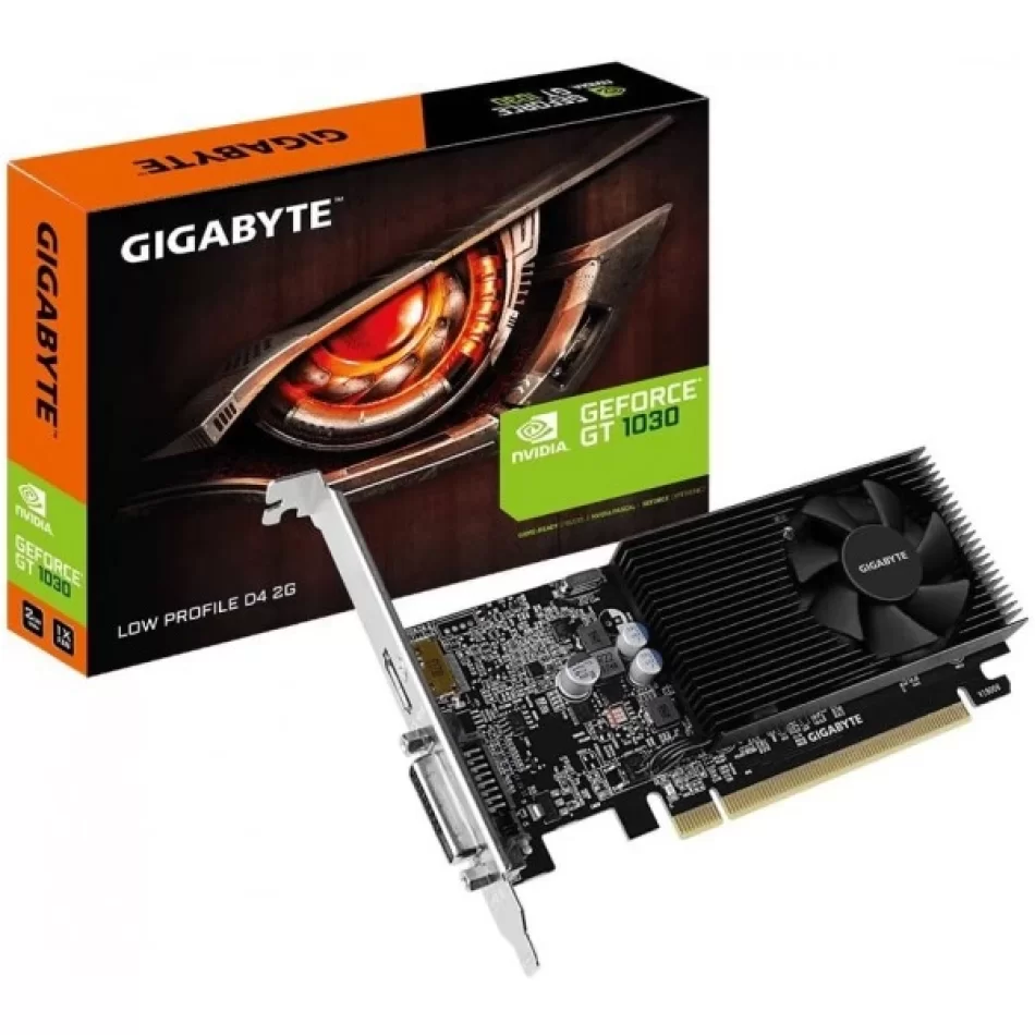 GIGABYTE GeForce GT 1030 2 GB GDDR4 64Bit NVIDIA Ekran Kartı