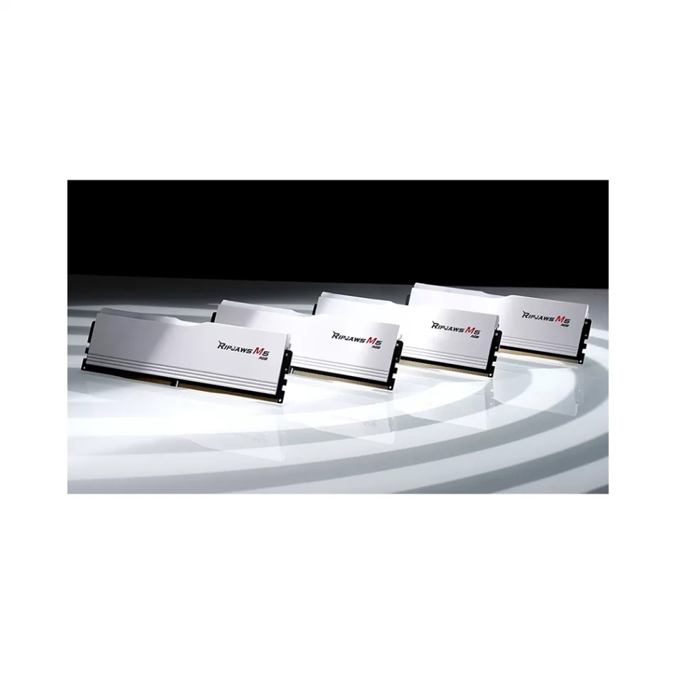 GSKILL Ripjaws M5 RGB White DDR5 32 GB (2x16 GB) 6400MHz CL36 Intel XMP Beyaz Ram