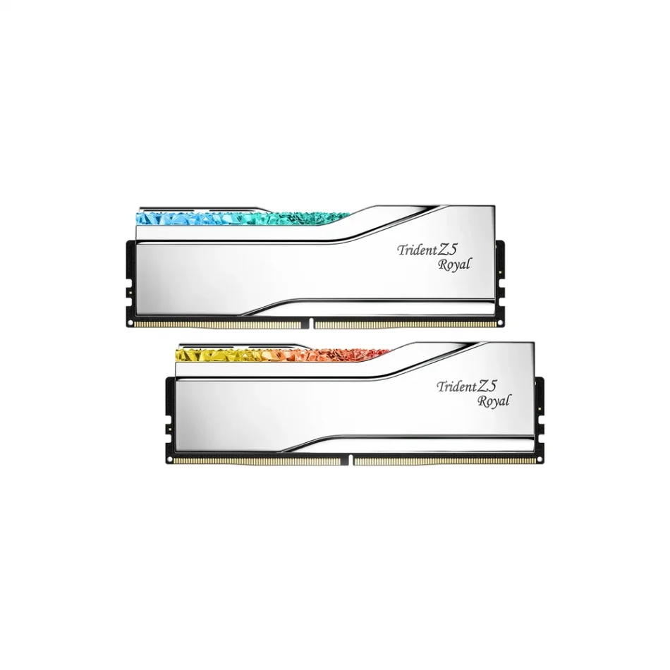 GSKILL Trident Z5 Royal RGB DDR5 96 GB (2x48 GB) 6400MHz CL32 Intel XMP Ram - F5-6400J3239F48GX2-TR5S