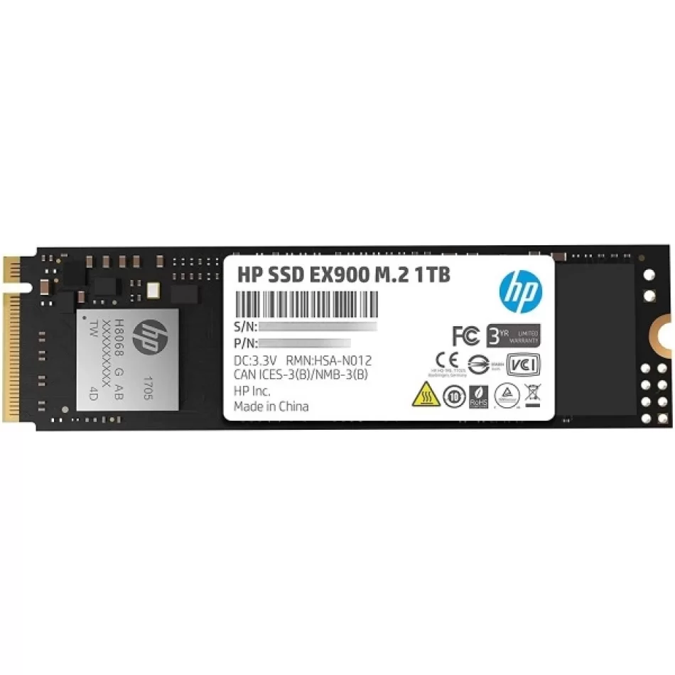 Hp 1tb EX900 M.2 Nvme Pcıe 2100-1815MB/S 3D Tlc Nand (5XM46AA)