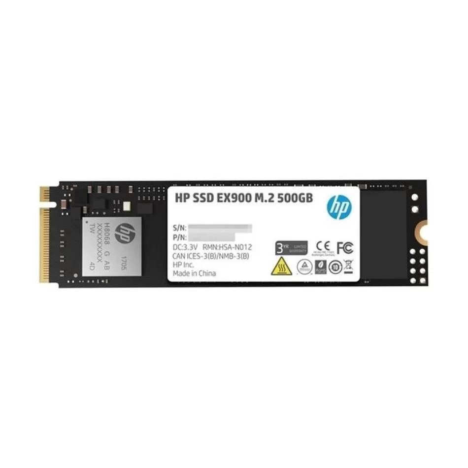 Hp 500GB EX900 M.2 Nvme Pcıe 2100-1500MB/S 3D Tlc Nand (2YY44AA)