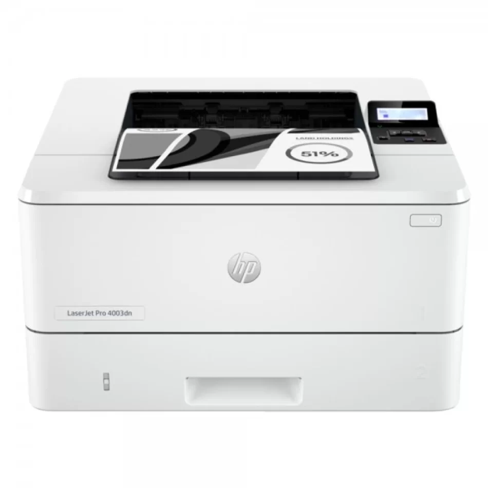 HP Laserjet Pro 4003DW 2Z610A Çift Taraflı Baskı Wi-Fi Beyaz Tek Fonksiyonlu Lazer Yazıcı