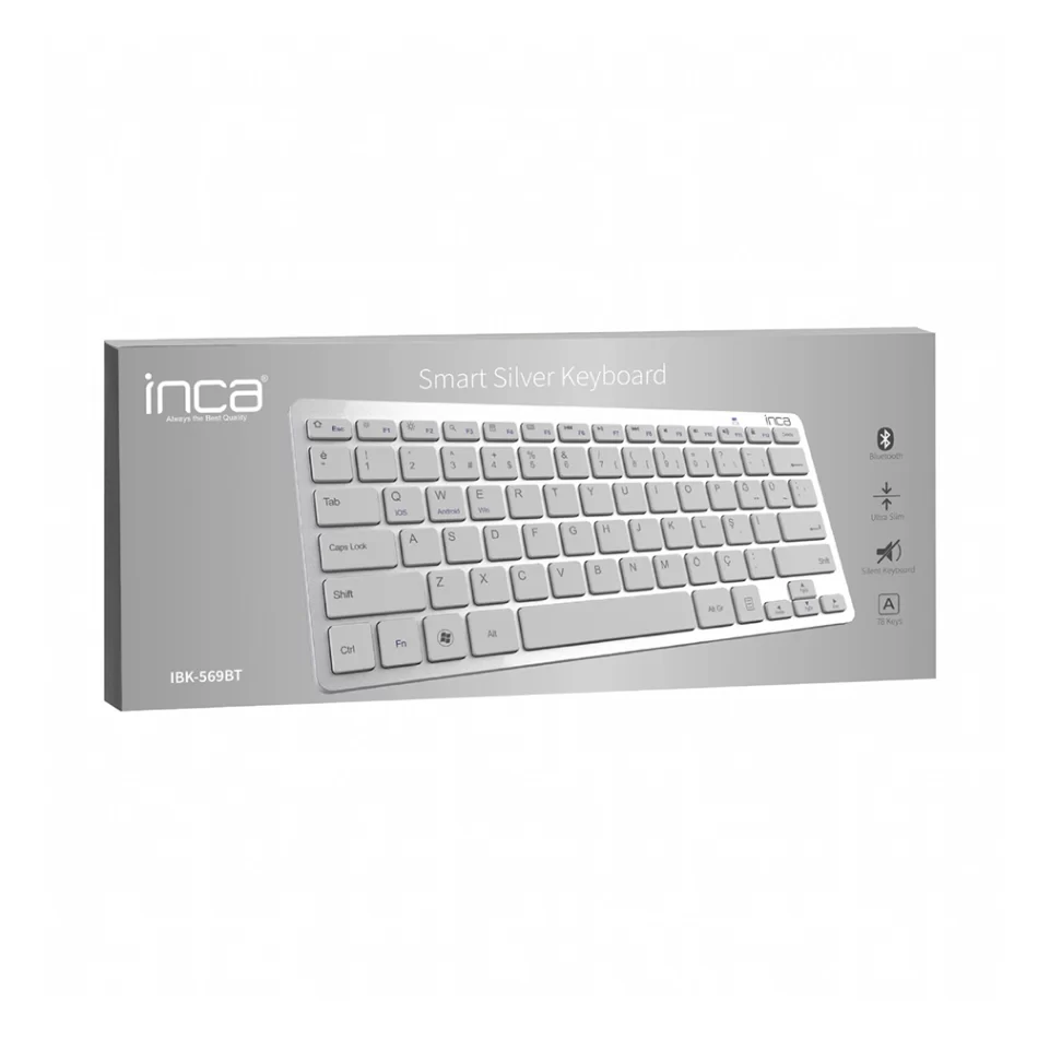 Inca IBK-569BT Bluetooth Kablosuz Mini Klavye