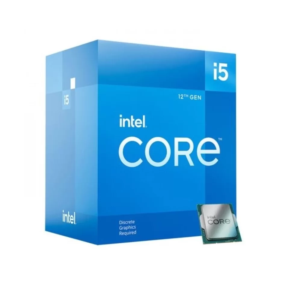 Intel Core i5 12400F 2.5GHz 6 Çekirdek 18MB Önbellek 10nm Soket 1700 12. Nesil İşlemci