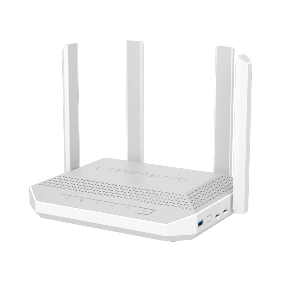 KEENETIC Hopper 4G+ KN2312 AX3000 5 x 1 Gbps Port WiFi 6 2 Sim Slotlu LTE Modem Router