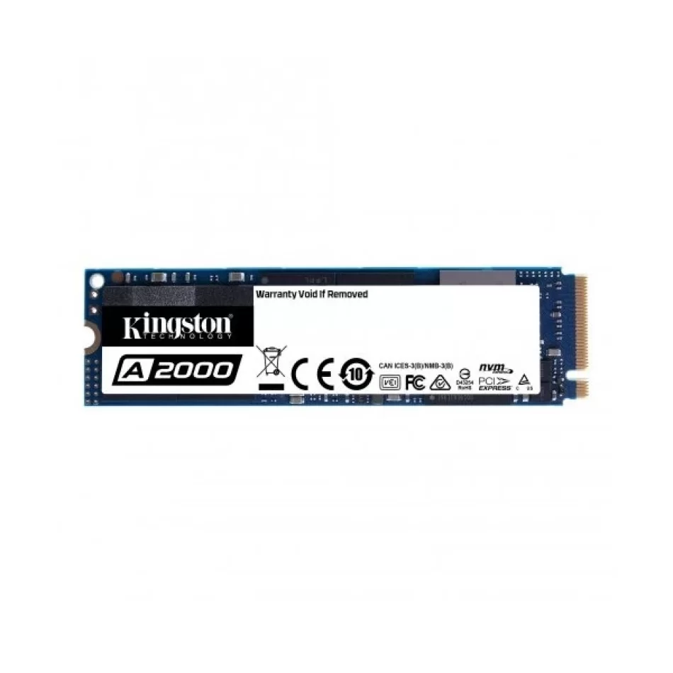 Kingston A2000 500GB 2200MB/2000MB/s M.2 PCIe NVMe SSD Disk - SA2000M8/500G