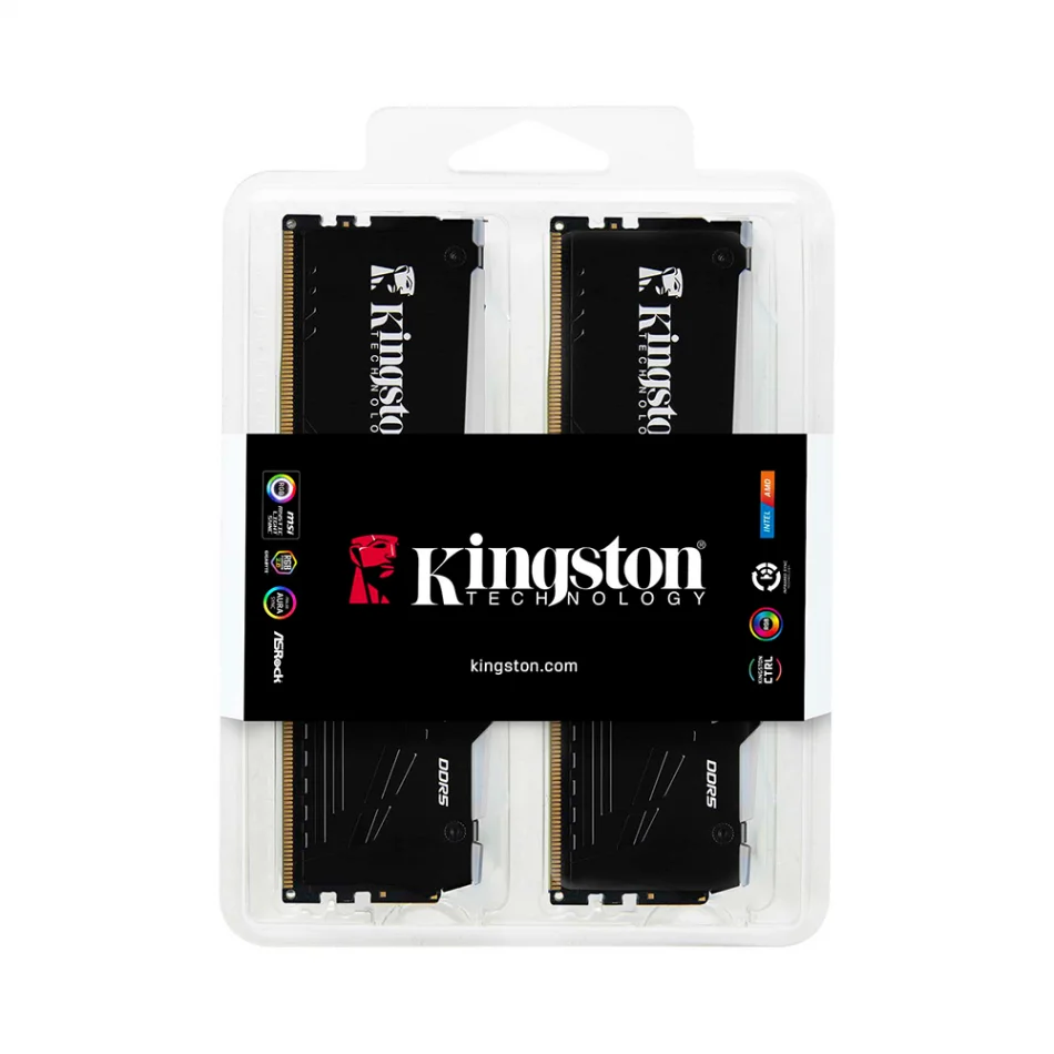Kingston Beast RGB DDR5 32GB (2x16GB) 6000MHz CL36 Intel XMP ve AMD EXPO Ram - KF560C36BBE2AK2-32TR