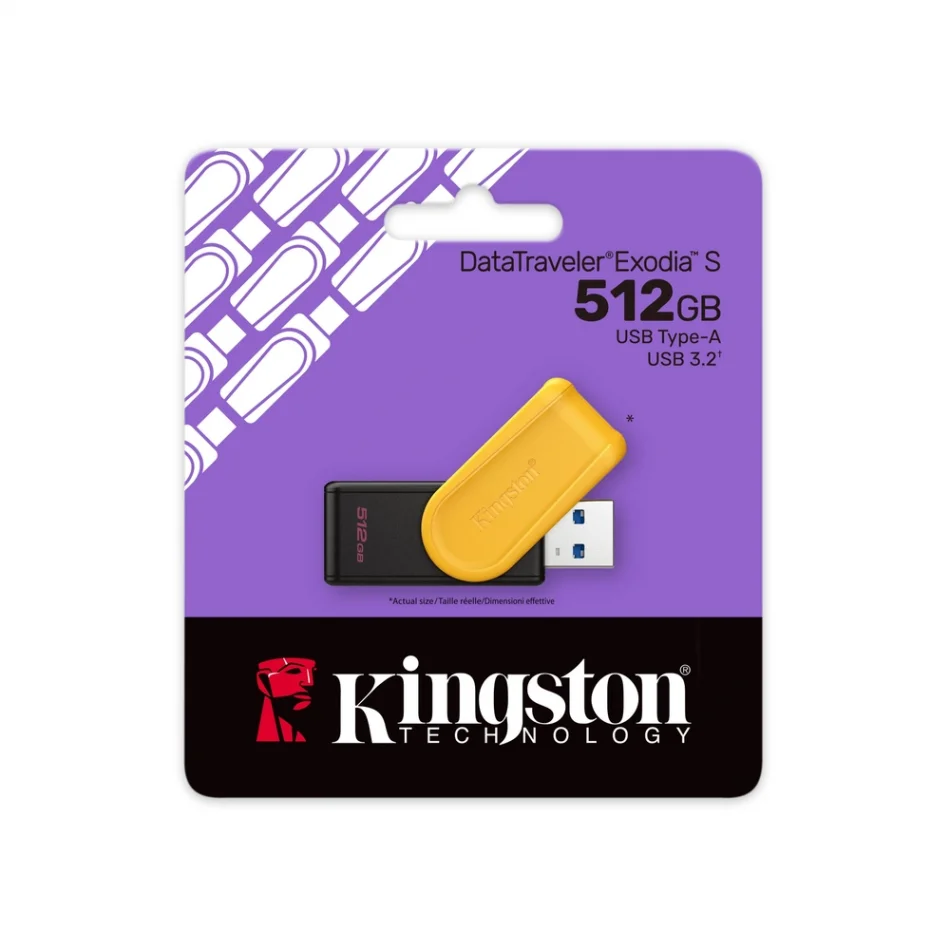 Kingston DataTraveler Exodia S 512 GB USB Flash Bellek