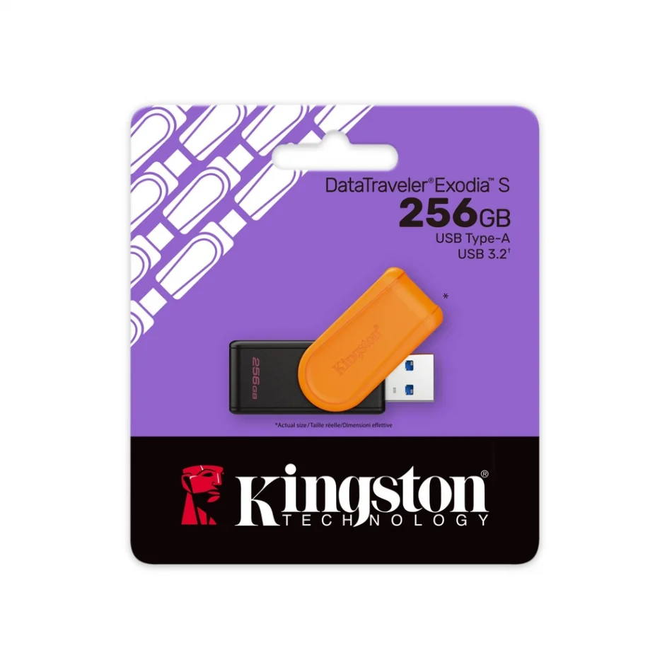 Kingston DataTraveler Exodia S 256 GB USB Flash Bellek