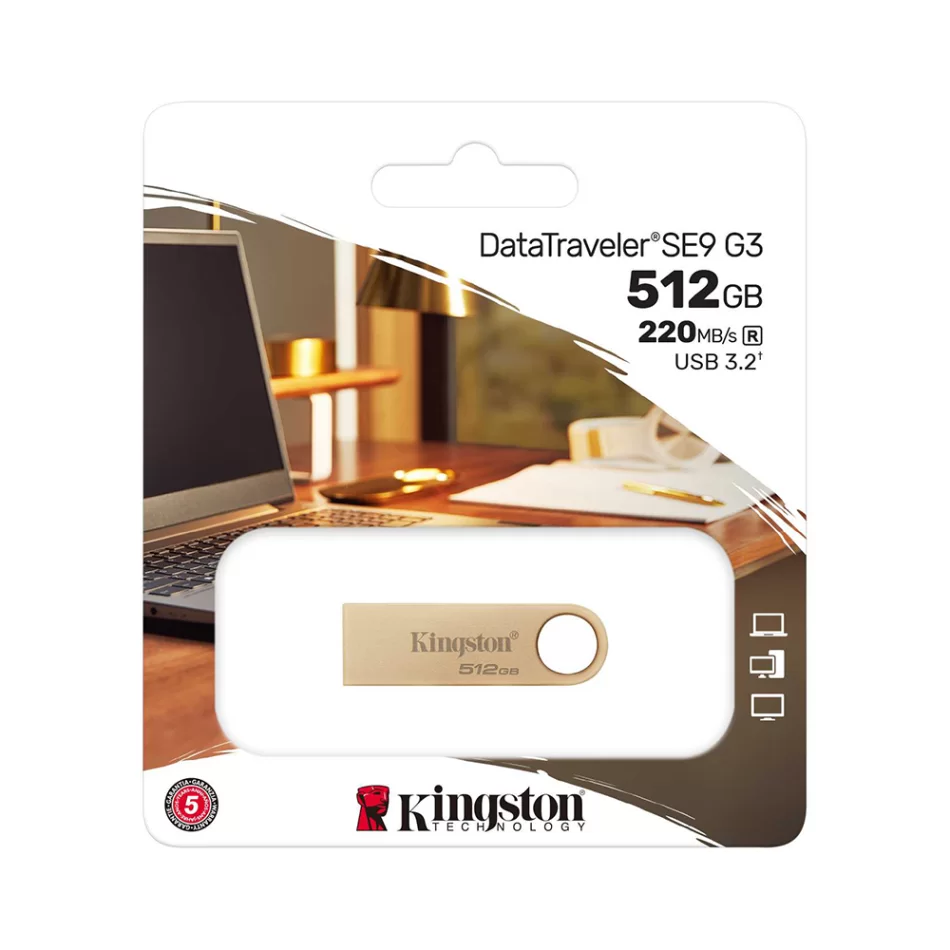 Kingston DataTraveler SE9 G3 512 GB USB Flash Bellek