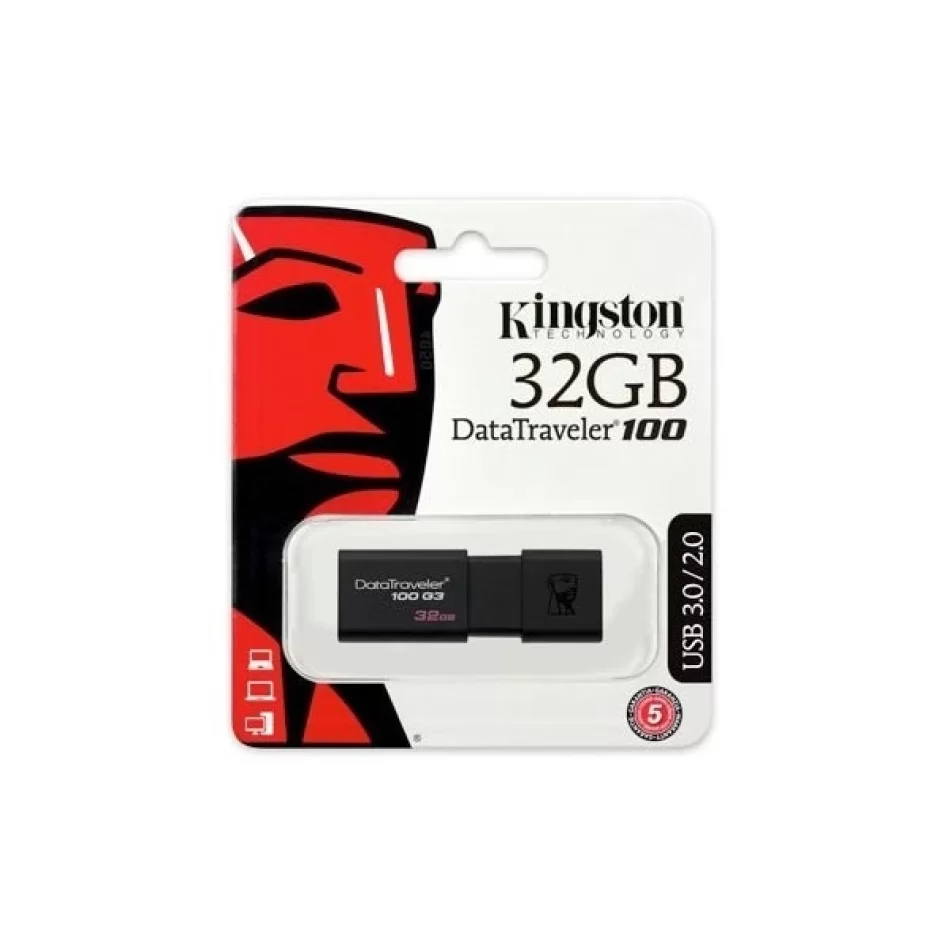 Kingston DataTraveler100 G3 32GB USB3.0 Usb Bellek (DT100G3/32GB)