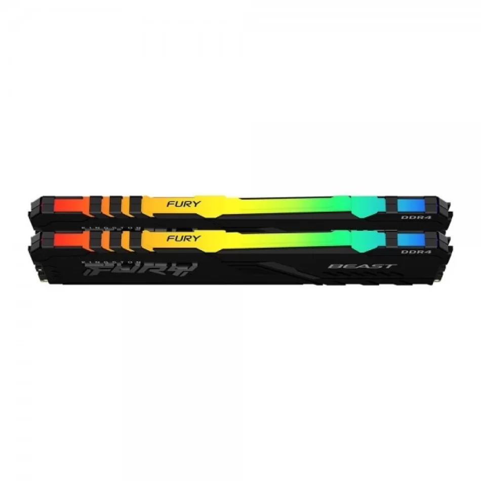 Kingston Fury Beast RGB 64GB (2x32 GB) 3600MHz CL18 Ram KF436C18BBAK2/64