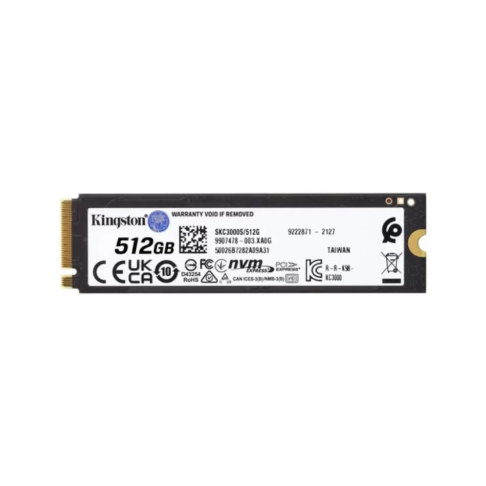 KINGSTON KC3000 512 GB NVME GEN4 SSD 7000/3900 (SKC3000S/512G)