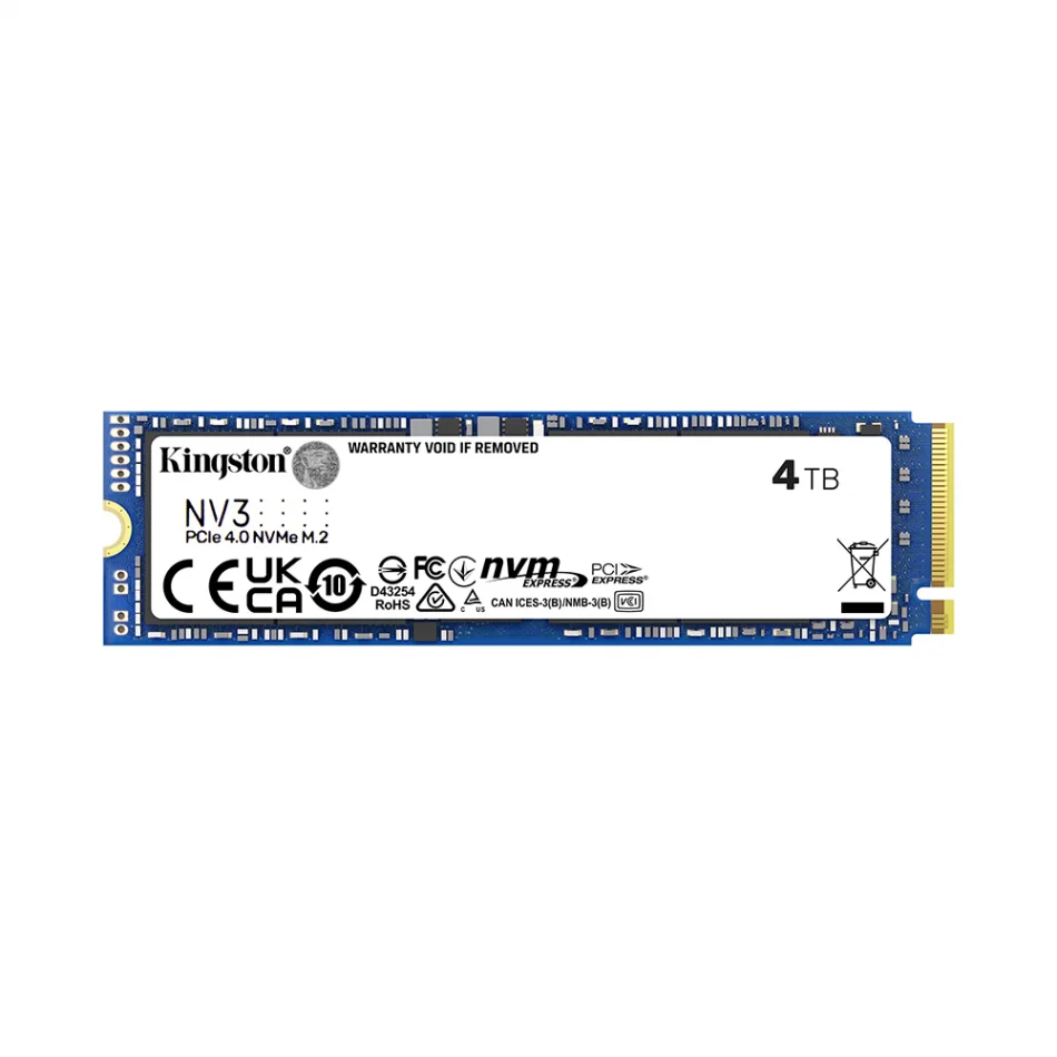Kingston NV3 4TB PCIe Gen 4.0x4 NVMe M.2 SSD
