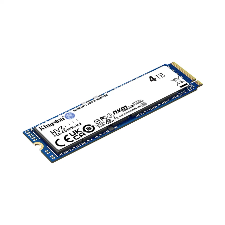 Kingston NV3 4TB PCIe Gen 4.0x4 NVMe M.2 SSD