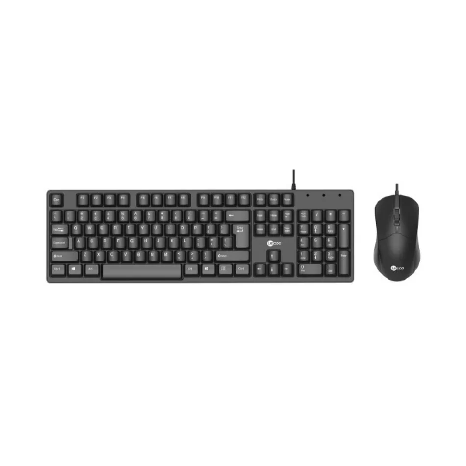 LECOO CM101 SİYAH KABLOLU KLAVYE & MOUSE SET