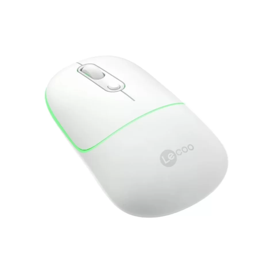 LECOO WS210 Bluetooth & Kablosuz Şarj Edilebilir Mouse Beyaz