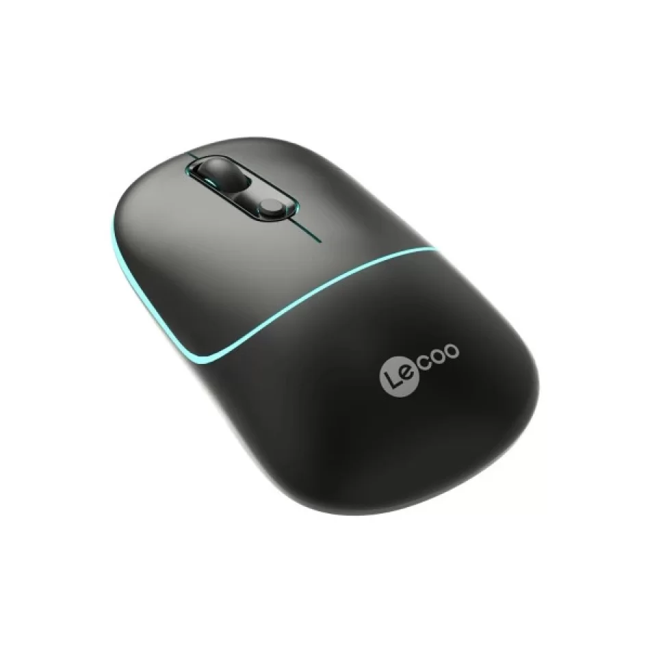 LECOO WS210 Bluetooth & Kablosuz Şarj Edilebilir Mouse Siyah