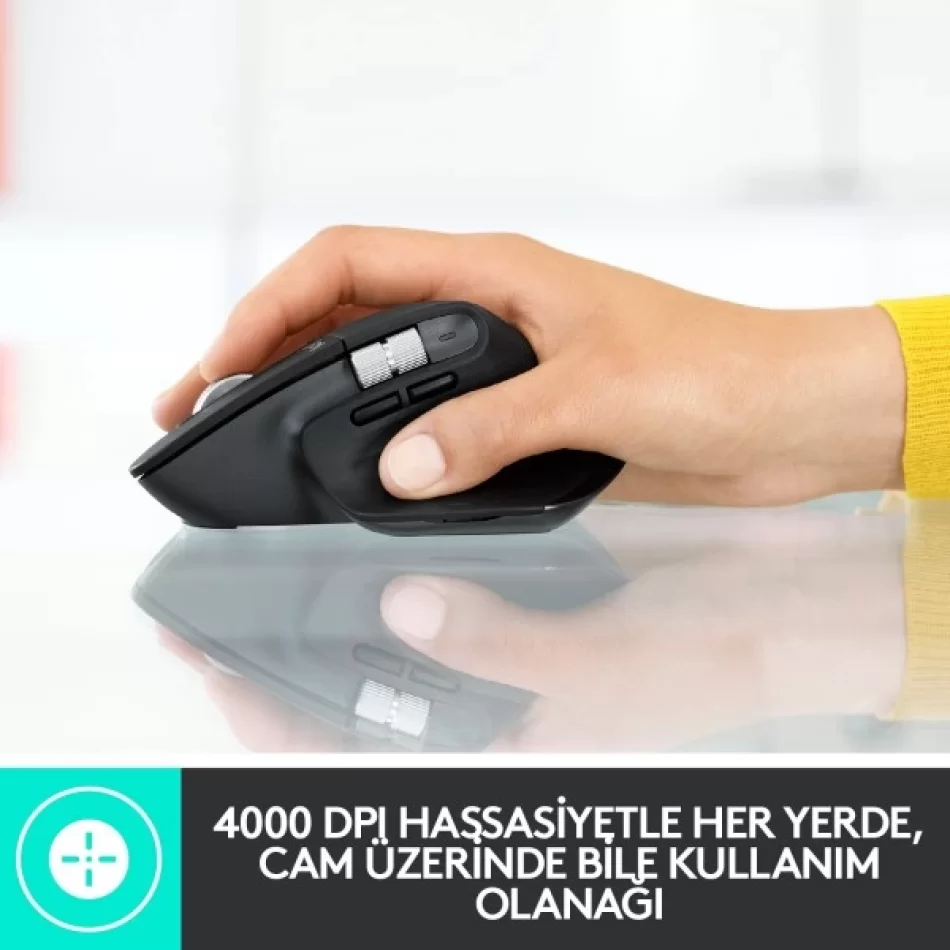 Logitech For Business Mx Keys Aydınlatmalı Gelişmiş Kablosuz Klavye ve Mx Master 3 Gelişmiş Kablosuz Mouse Seti