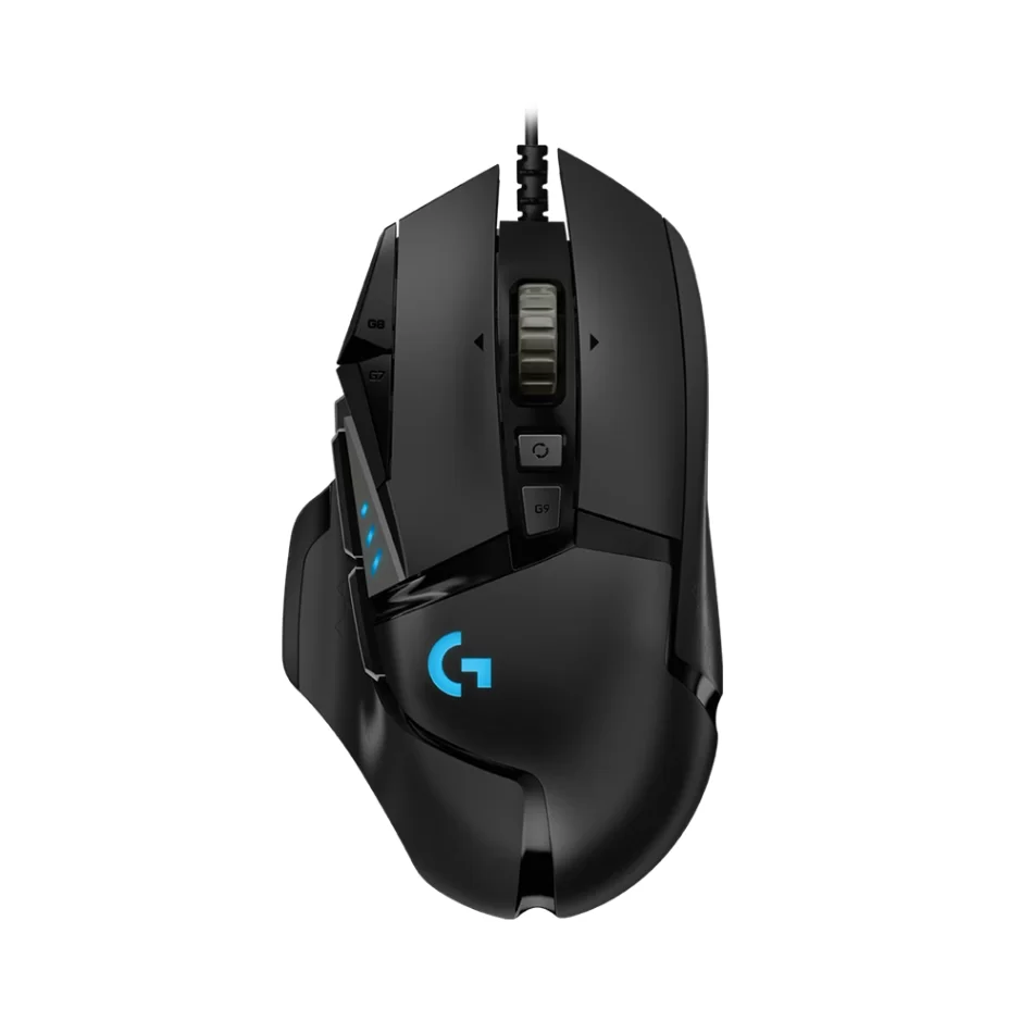 Logitech G502 HERO 25600 DPI Gaming Mouse & G240 280x340 mm. Gaming Mouse Pad Bundle