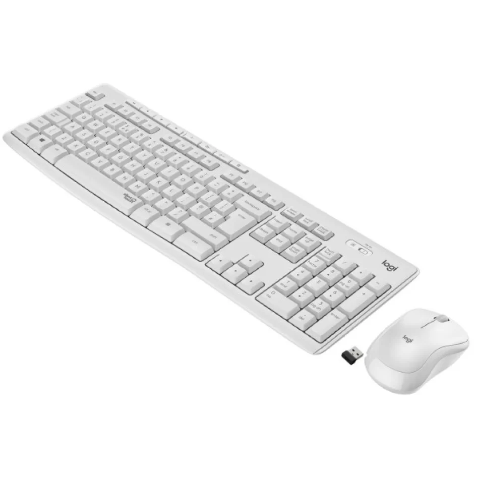 Logitech MK295 Klavye Mouse Set Kablosuz Beyaz 920-010089