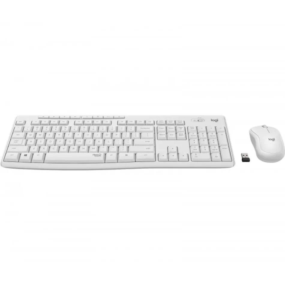 Logitech MK295 Klavye Mouse Set Kablosuz Beyaz 920-010089