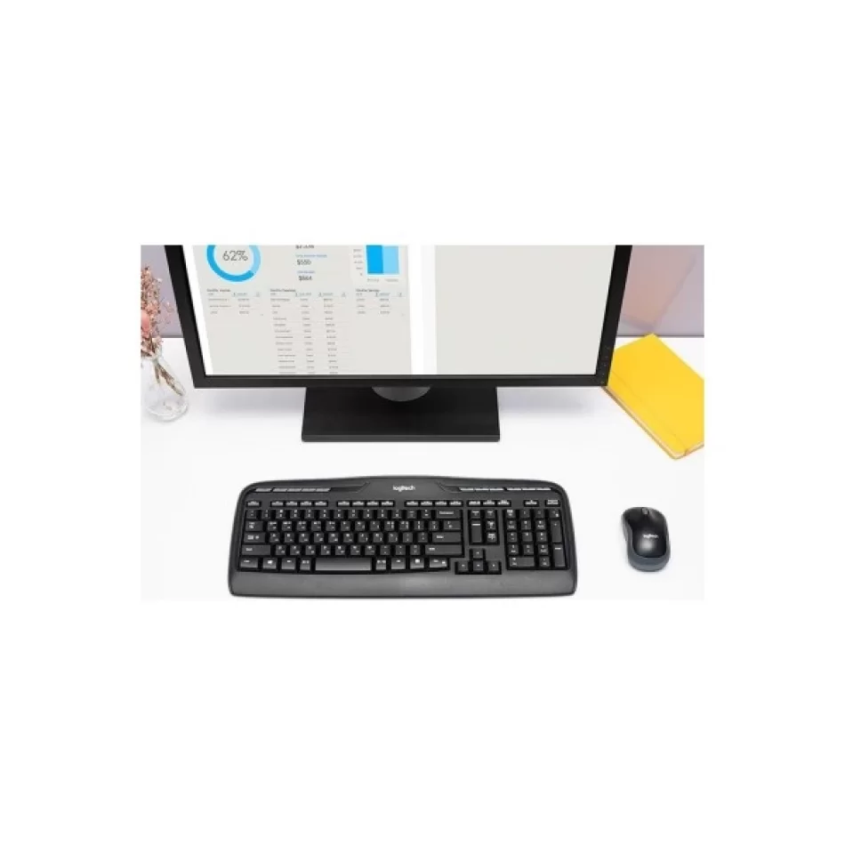 LOGİTECH MK330 KABLOSUZ KLAVYEMOUSE SET 920-00398