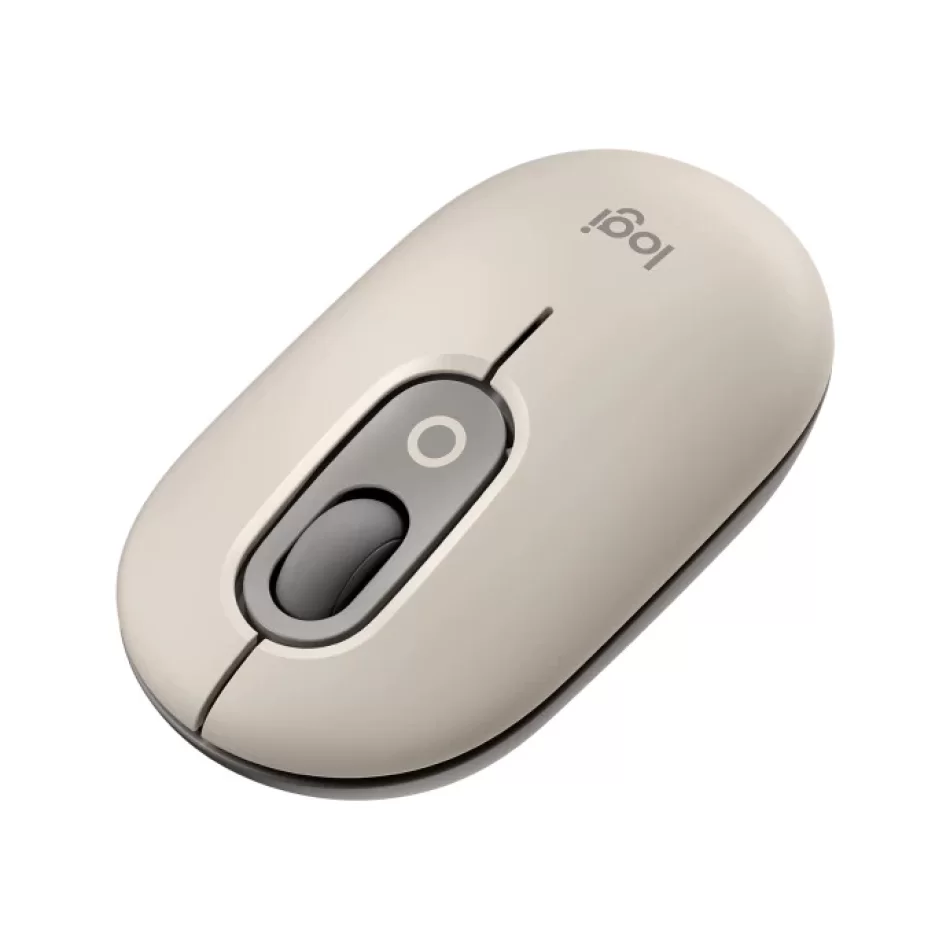 LOGITECH POP MOUSE EMOJİ TUŞLU KABLOSUZ MOUSE Mist&Sand - BEJ 910-006651