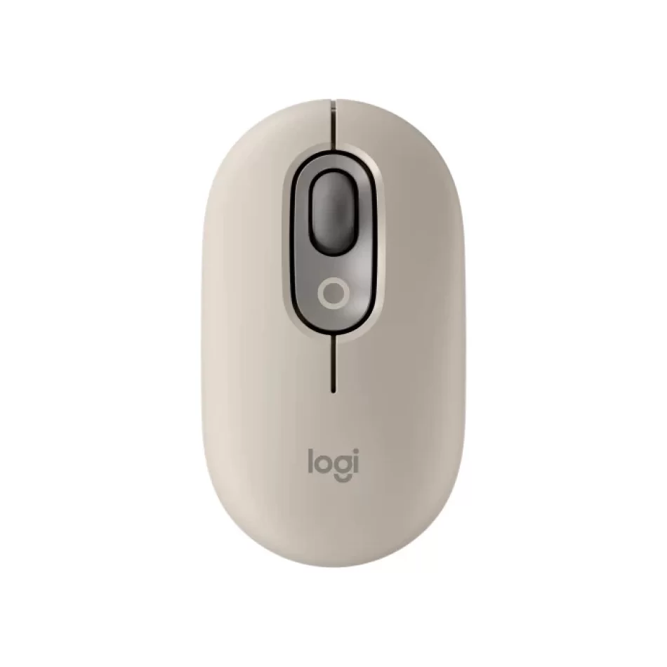 LOGITECH POP MOUSE EMOJİ TUŞLU KABLOSUZ MOUSE Mist&Sand - BEJ 910-006651