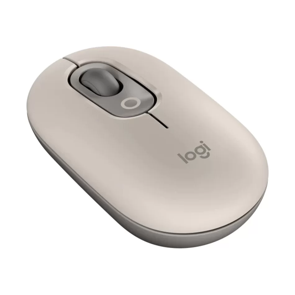 LOGITECH POP MOUSE EMOJİ TUŞLU KABLOSUZ MOUSE Mist&Sand - BEJ 910-006651