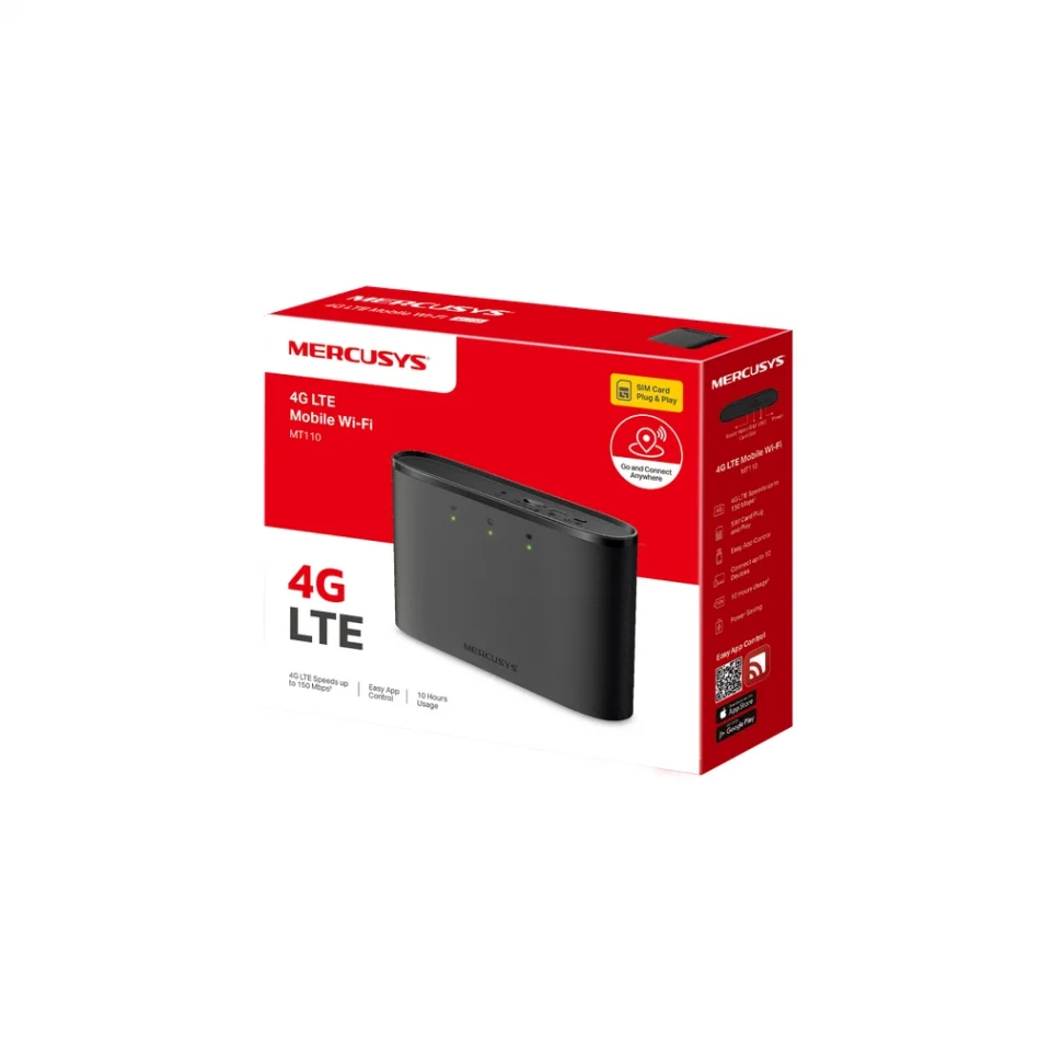 Mercusys MT110 4G LTE Mobil Wi-Fi Taşınabilir Modem