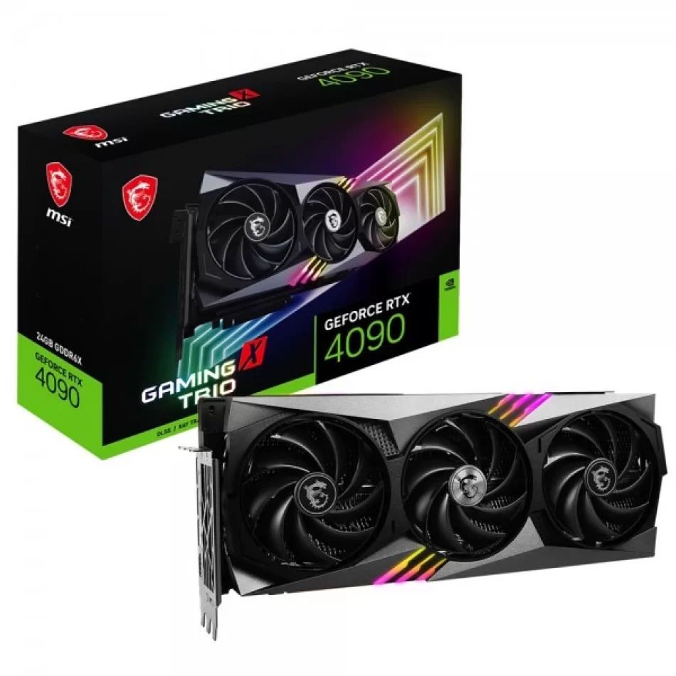 MSI GeForce RTX 4090 GAMING X TRIO 24 GB GDDR6X 384Bit DX12 NVIDIA DLSS 3 Ekran Kartı